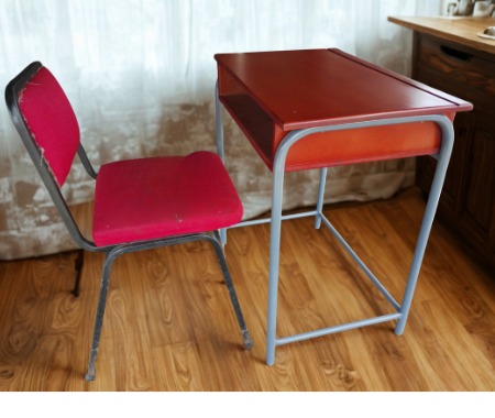 A sturdy wooden desk and bench set designed for schools, training centers, and educational institutions. Built with a strong metal frame and smooth wooden surface for long-lasting performance.