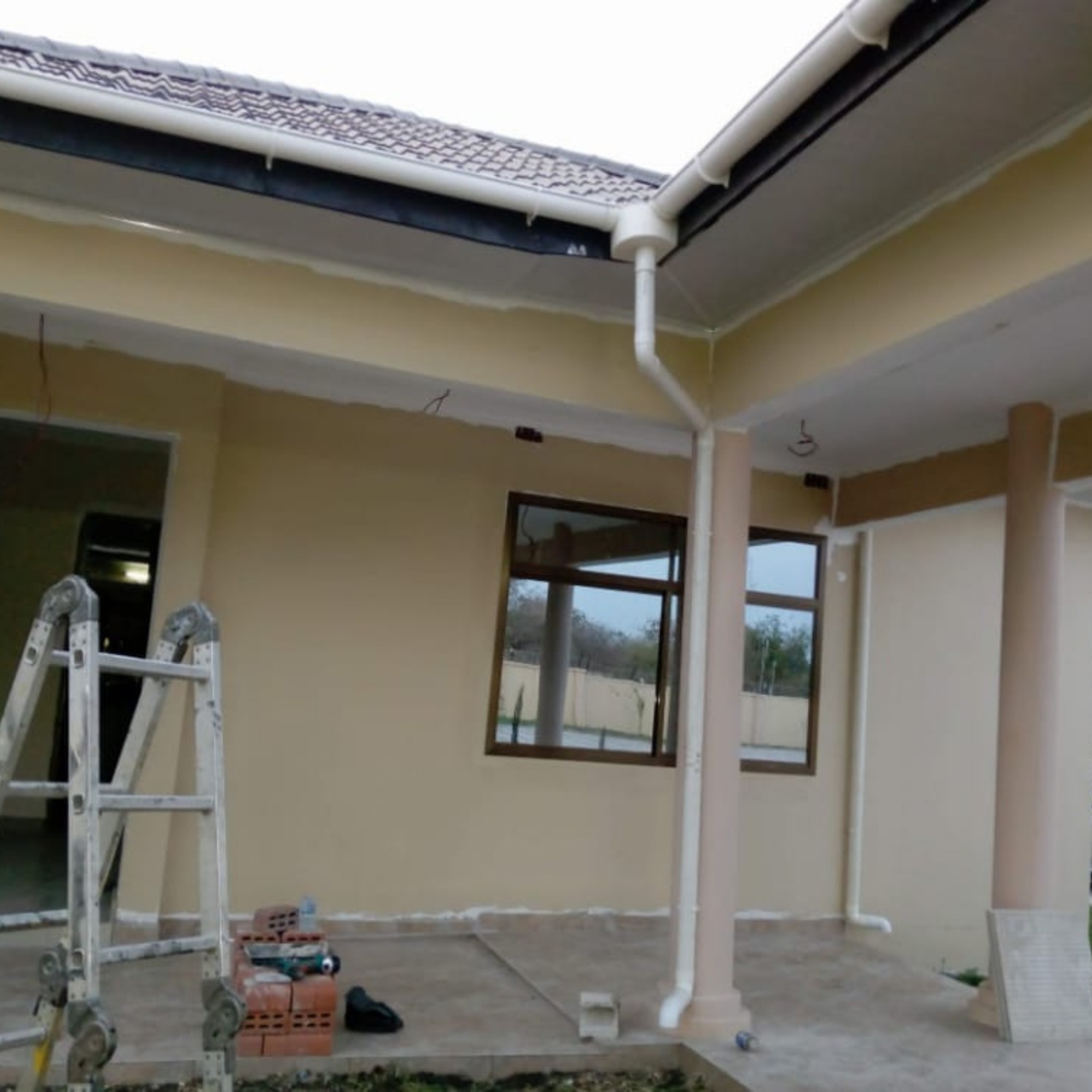 Protect your home's foundation and walls from heavy rainfall with our high-capacity PVC Rain Gutter System. Engineered for seamless water flow, this durable, weather-resistant uPVC gutter and downpipe setup channels rainwater safely away from your property, preventing dampness and structural damage.